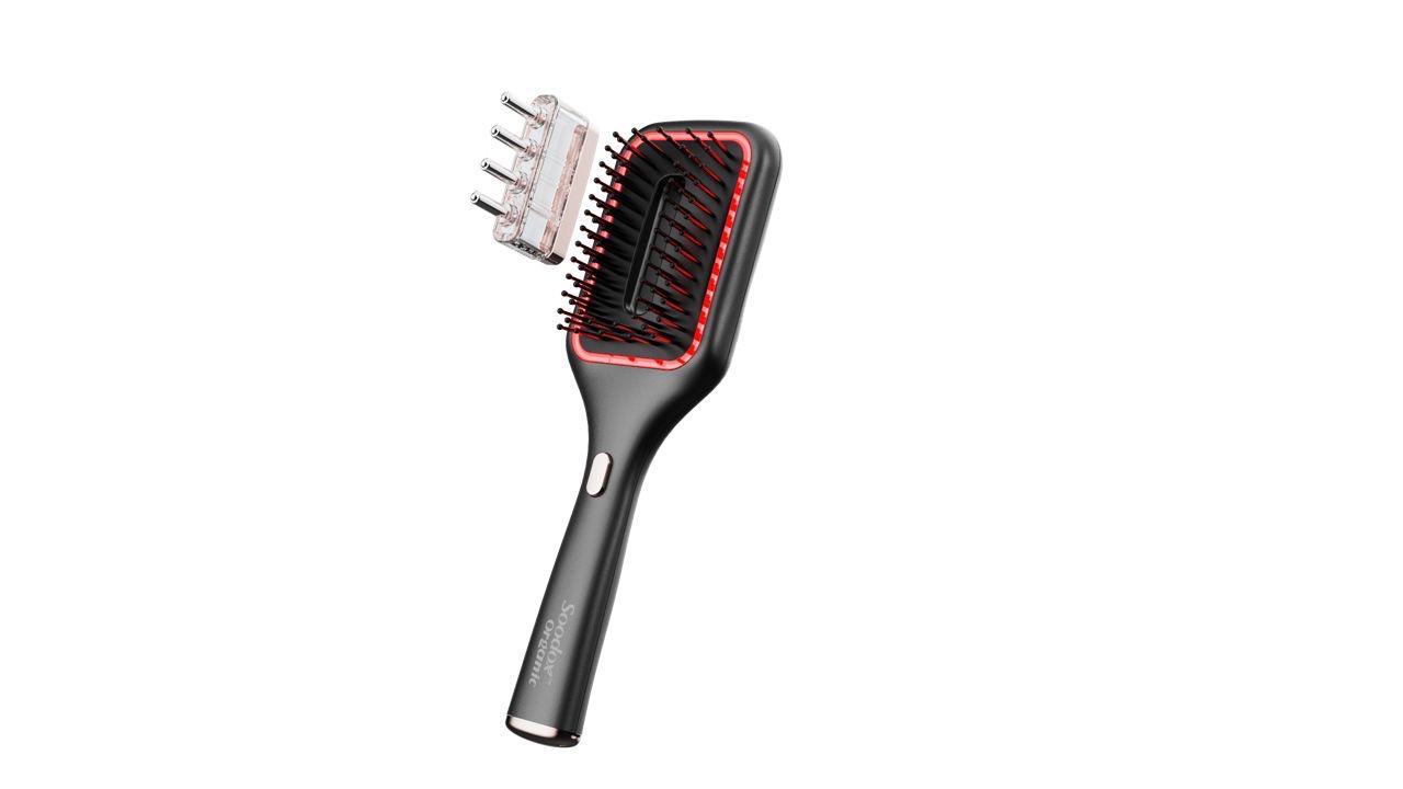 Soodox™ Organic Hair Oil Dispensing Brush - Obsidian Black