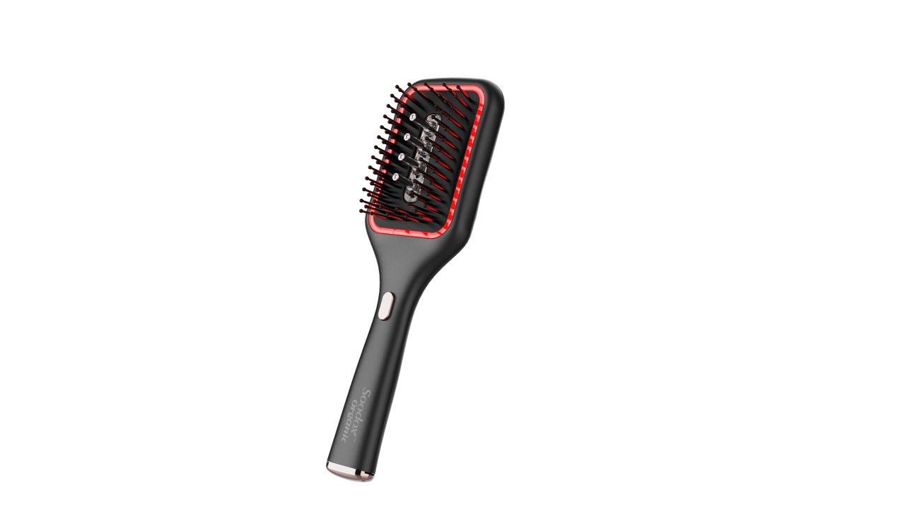 Soodox™ Organic Hair Oil Dispensing Brush - Obsidian Black