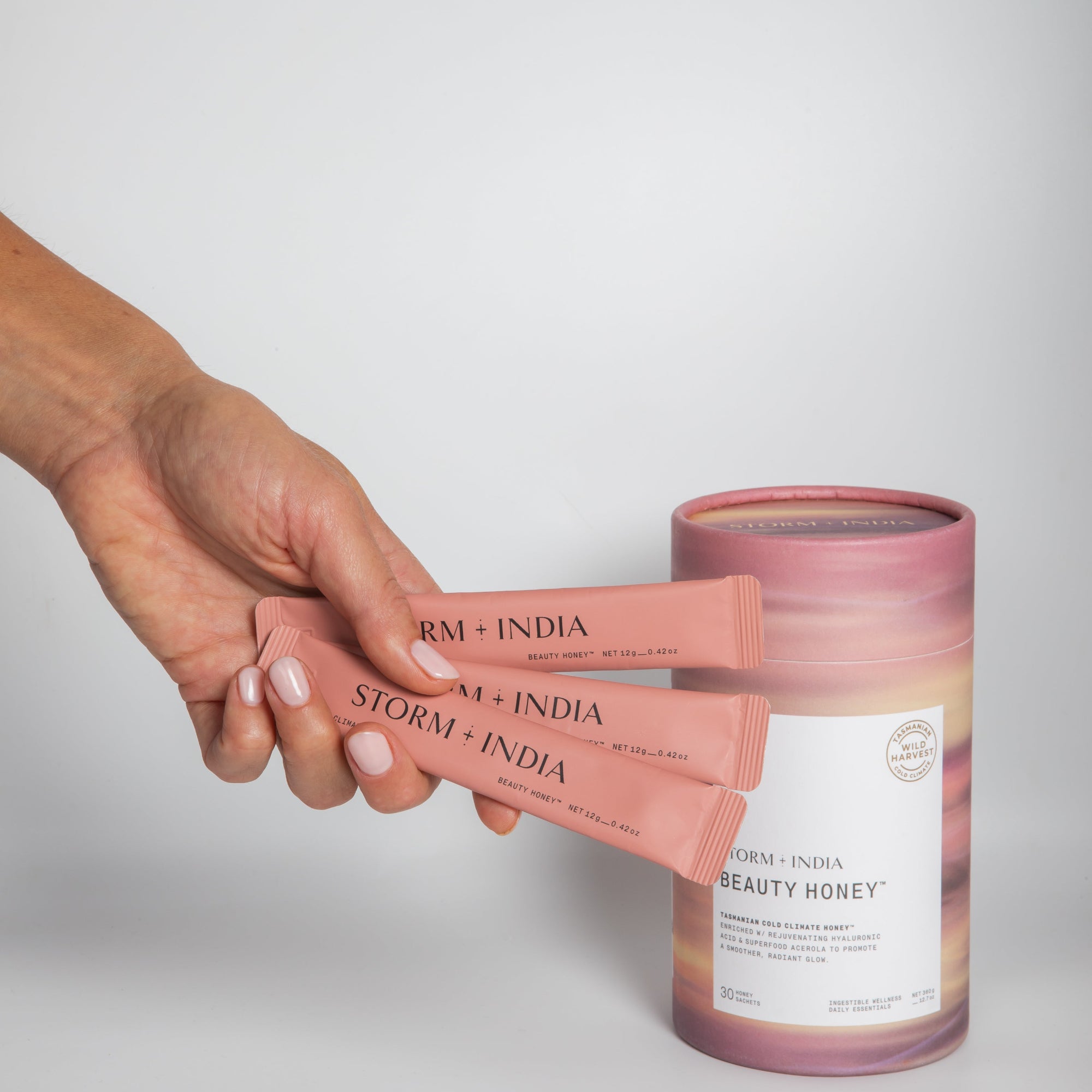 Storm + India Beauty Honey - 360g, 30 Honey Sachets