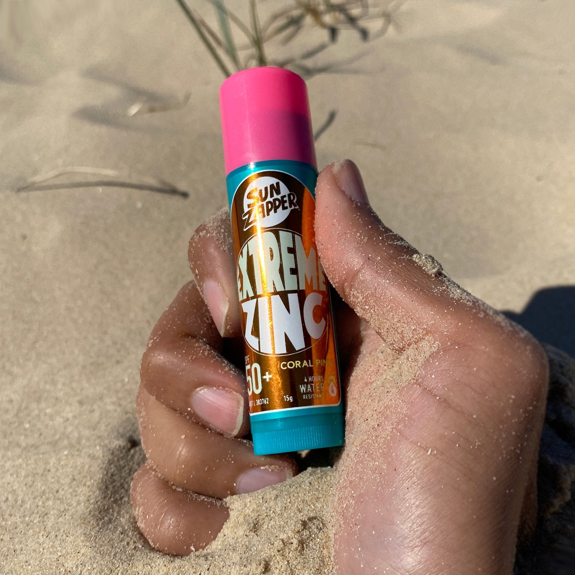 Sun Zapper Extreme Coral Pink Zinc Stick SPF 50+ - 15g