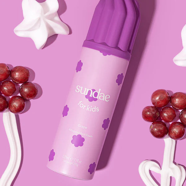 Sundae's Kids Foam Shower Grape - 222g