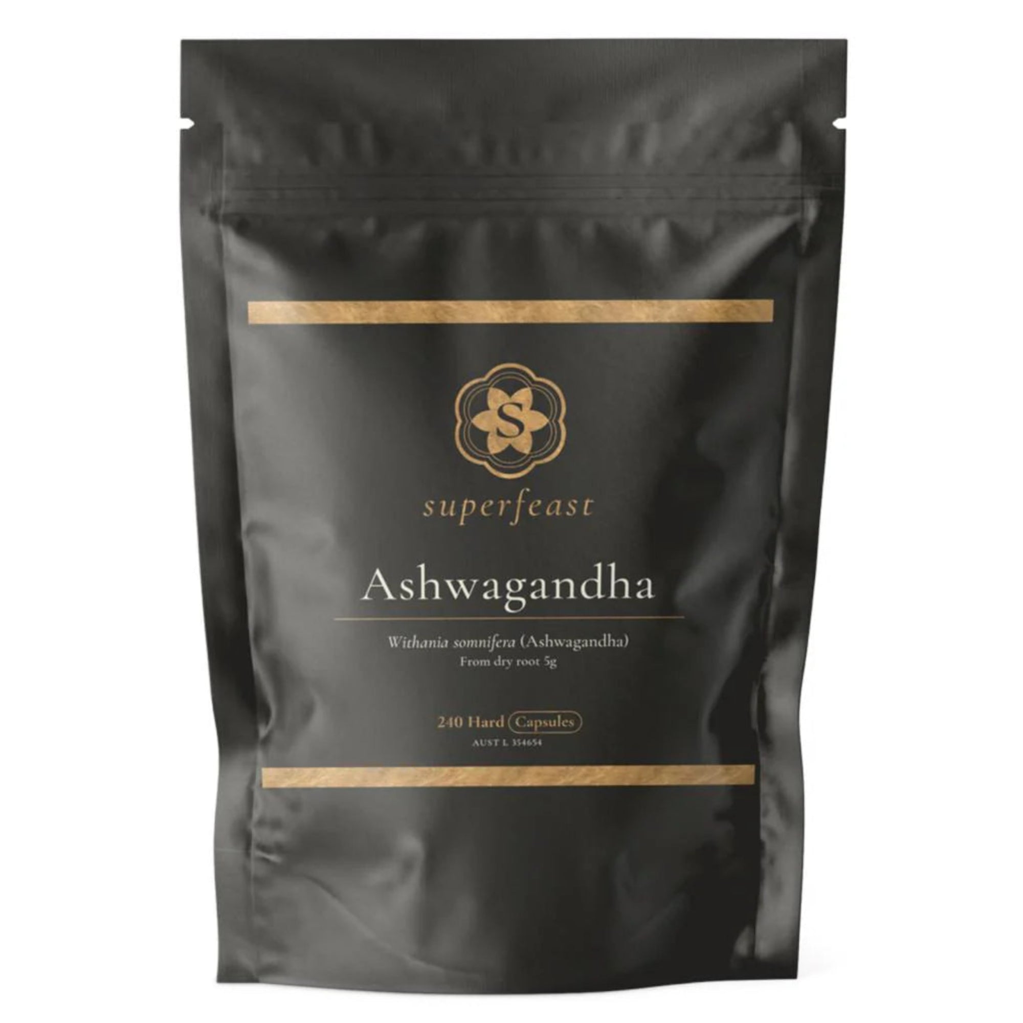 Superfeast Ashwagandha - 240 Capsules Bag