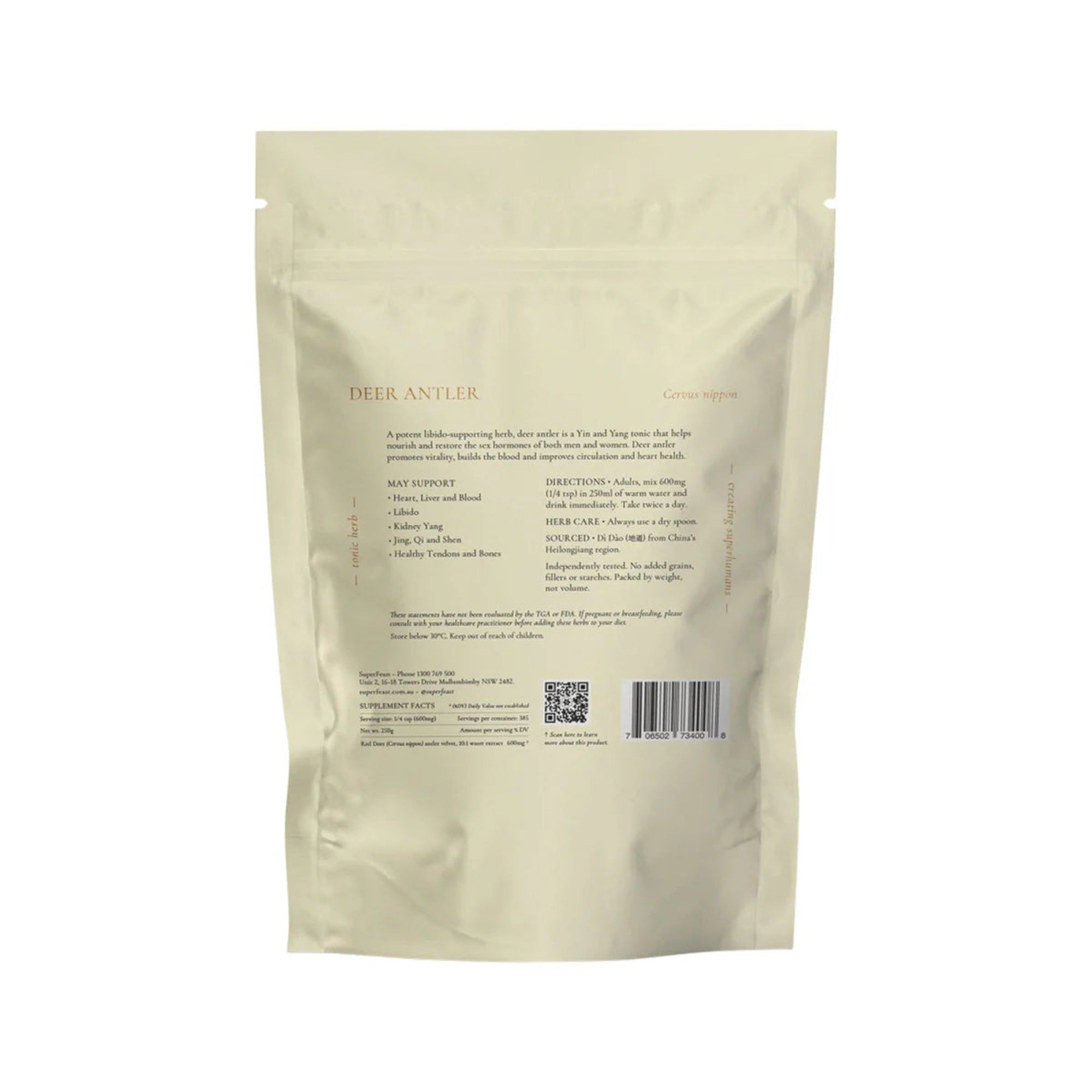 Superfeast Deer Antler - 250g
