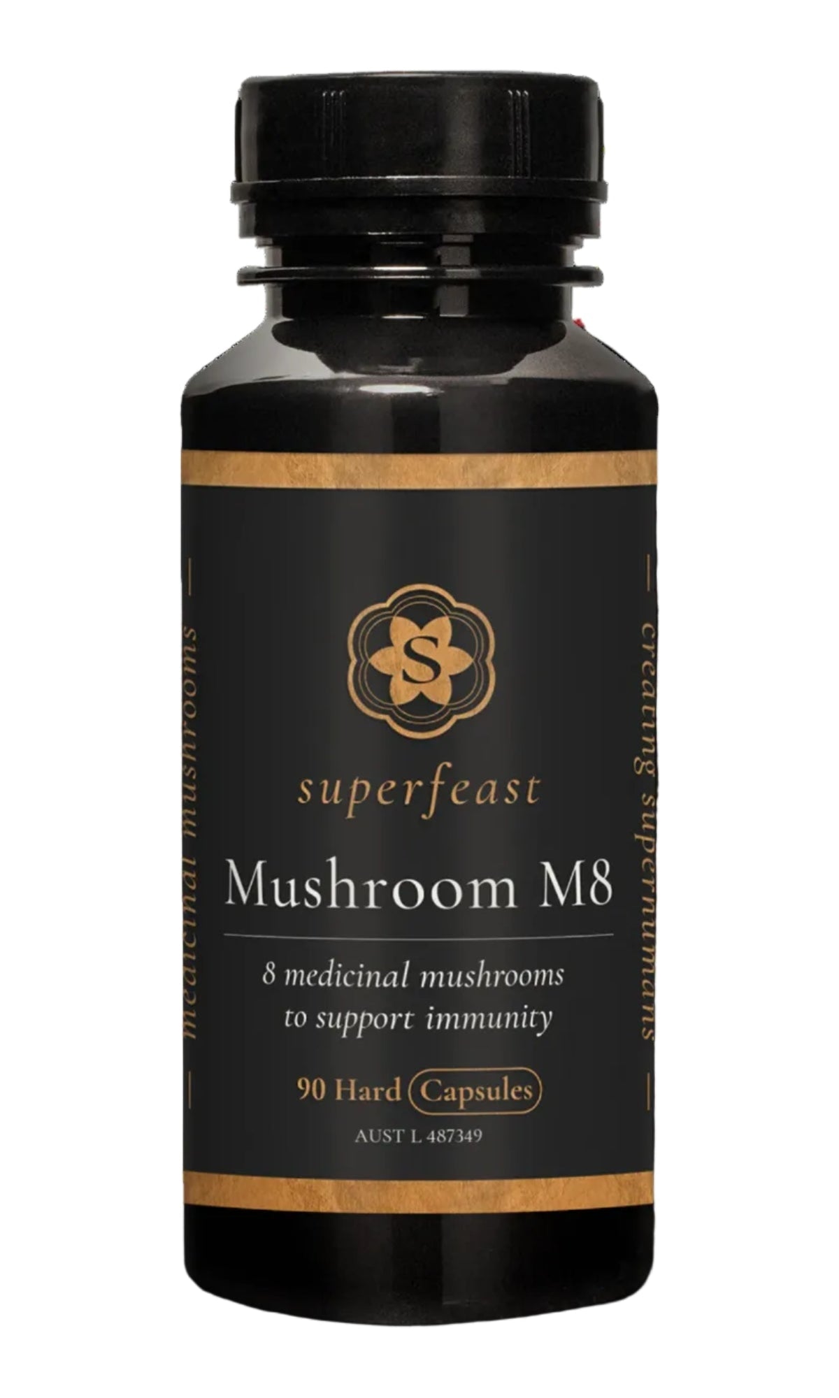 Superfeast Mushroom M8 - 90 Hard Capsules Jar