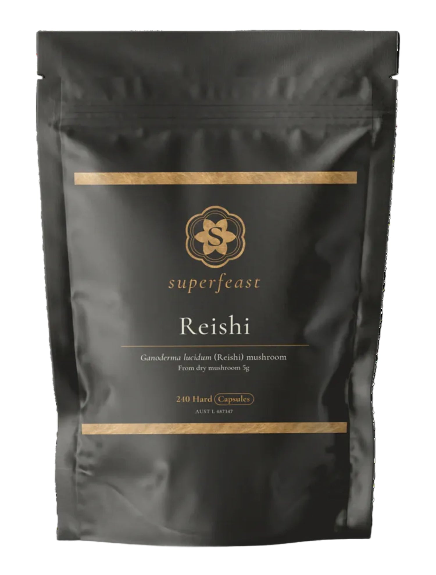 Superfeast Reishi - 240 Hard Capsules Bag