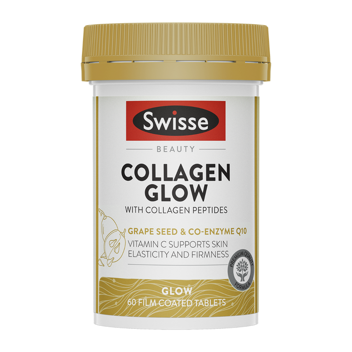 Swisse Beauty Collagen Glow with Collagen Peptides - 60 Tablets