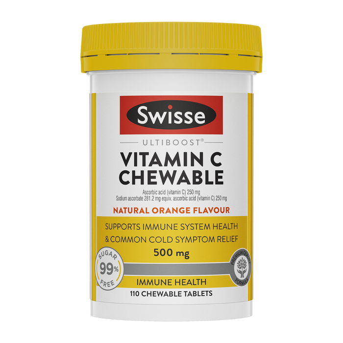 Swisse Ultiboost Chewable Vitamin C - 110 Tablets