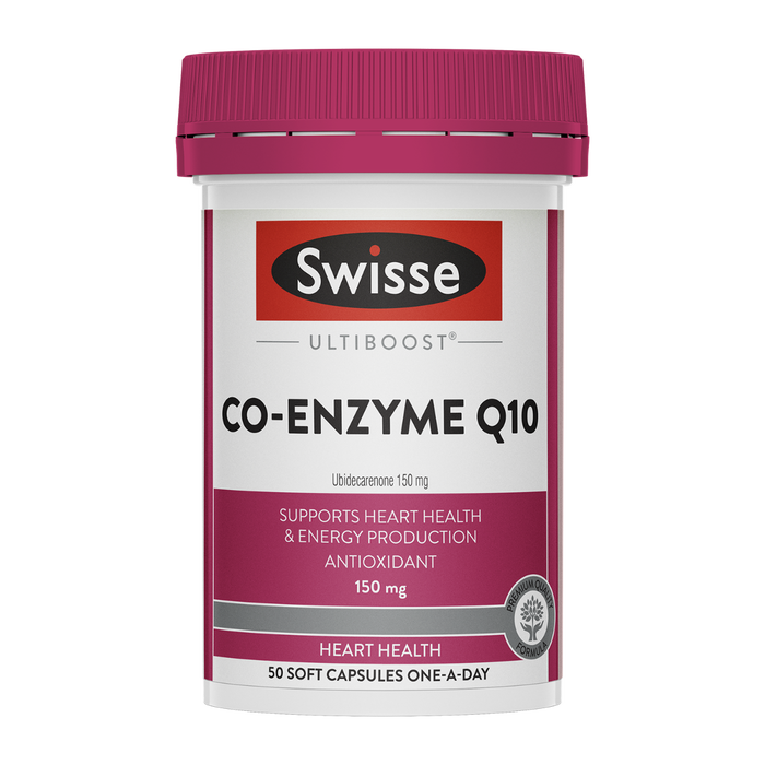 Swisse Ultiboost Co-Enzyme Q10 - 50 Capsules