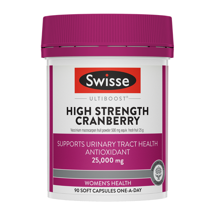 Swisse Ultiboost High Strength Cranberry - 90 Capsules