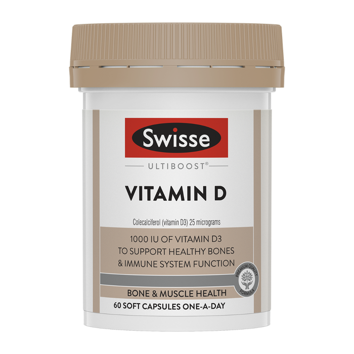 Swisse Ultiboost Vitamin D - 60 Capsules