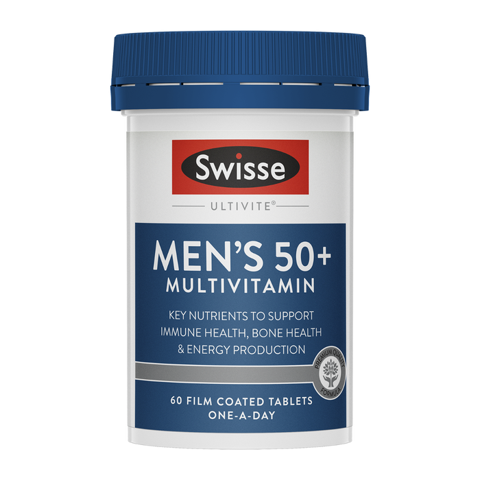 Swisse Ultivite Men's 50 + Multivitamin - 60 Tablets