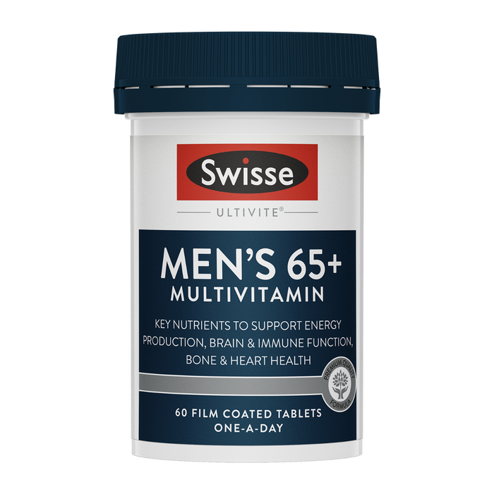 Swisse Ultivite Men's 65+ Multivitamin - 60 Tablets