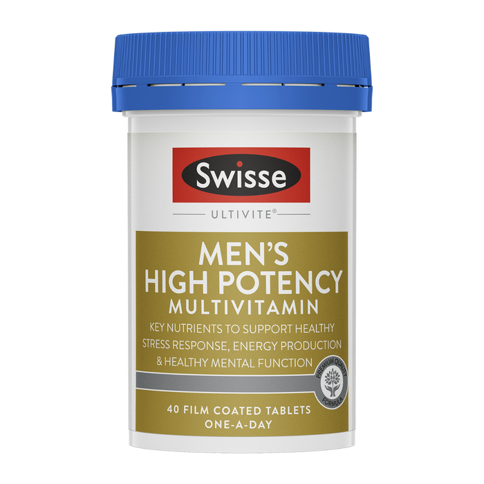 Swisse Ultivite Men's High Potency Multivitamin - 40 Tablets