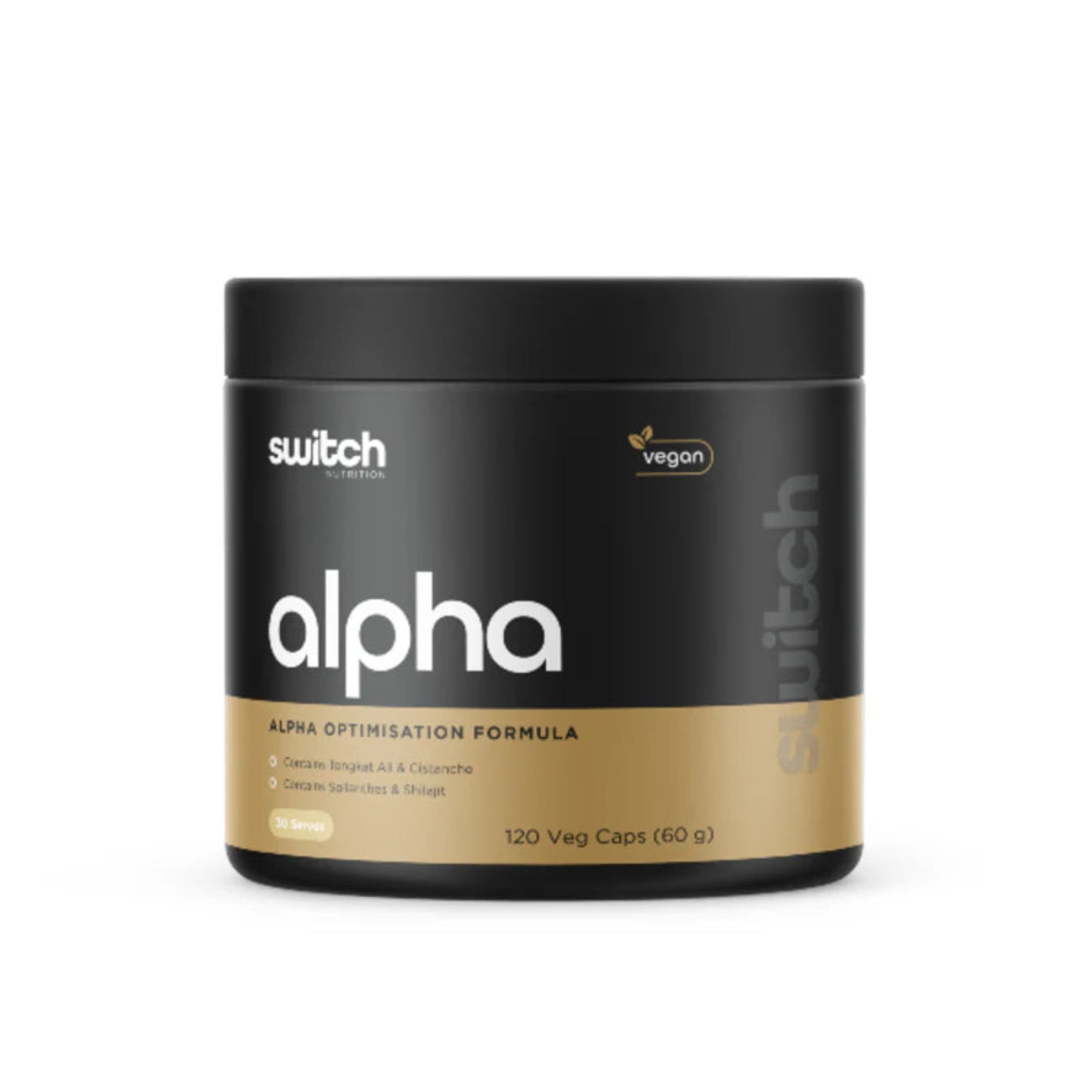 Switch Nutrition Alpha Switch - 120 Capsules (Clearance Stock)