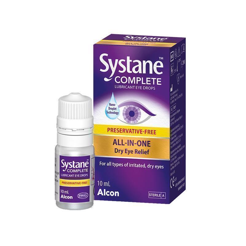 Systane Complete Preservative Free Lubricant Eye Drops 10mL