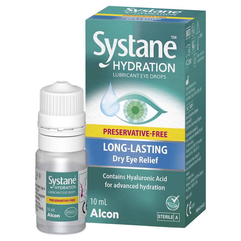 Systane Hydration Multi Dose Preservative Free Eye Drops 10mL