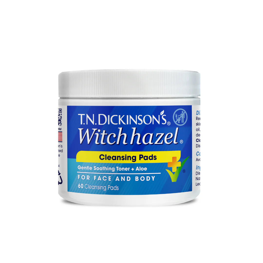 T.N.Dickinson's Witch Hazel Facial Cleansing Wipes - 60 Pack