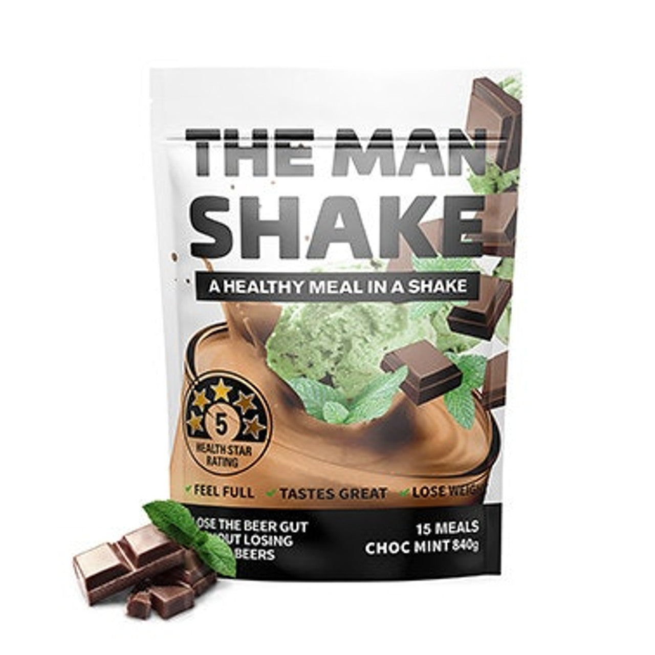 The Man Shake - Chocolate Mint 840g