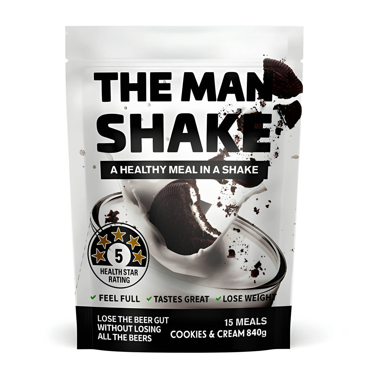 The Man Shake - Cookies and Cream 840g