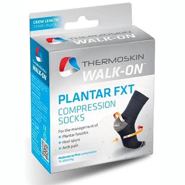 Thermoskin Exo Plantar FXT Compression Crew Socks - Large