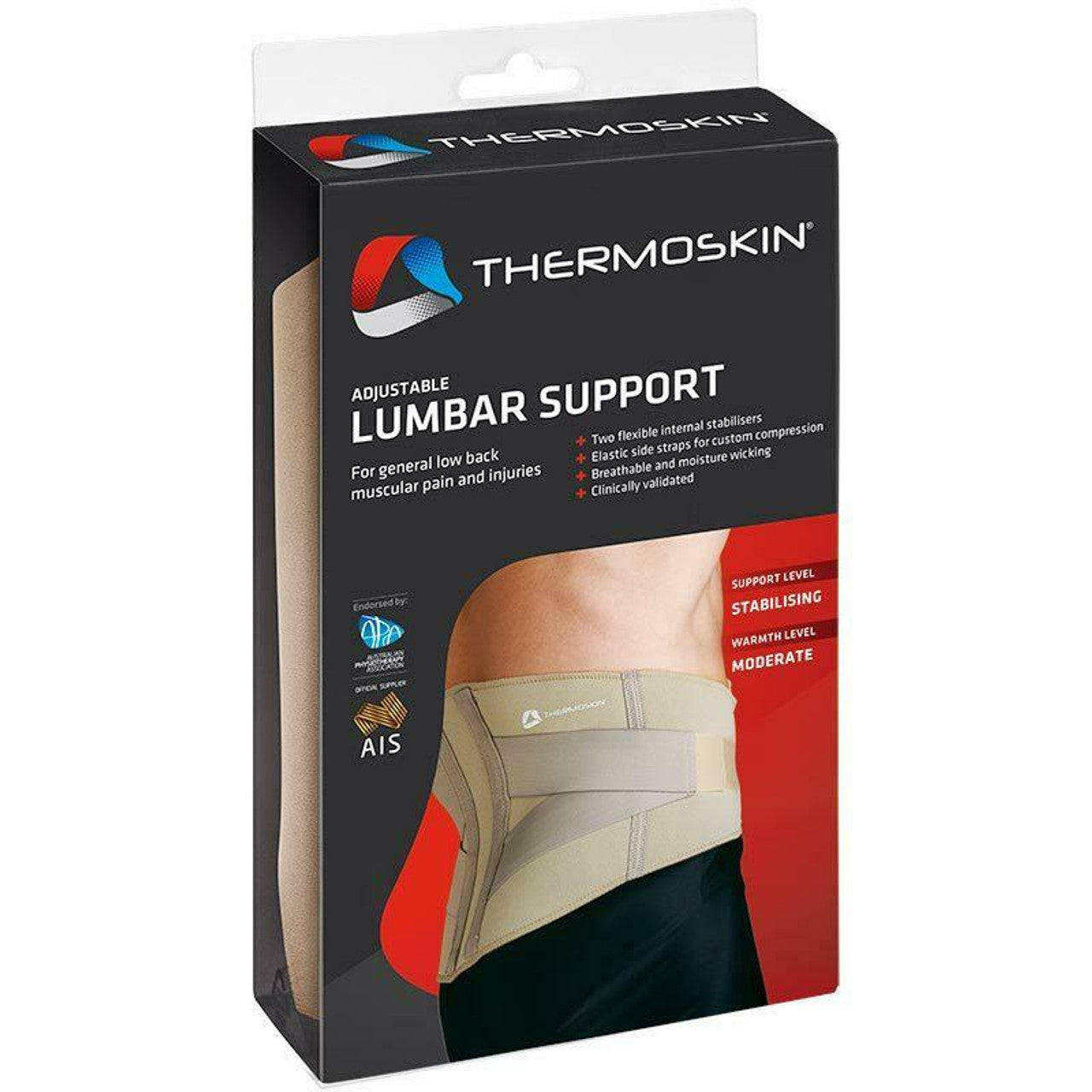 Thermoskin Thermal Adjustable Lumbar Support - Extra large