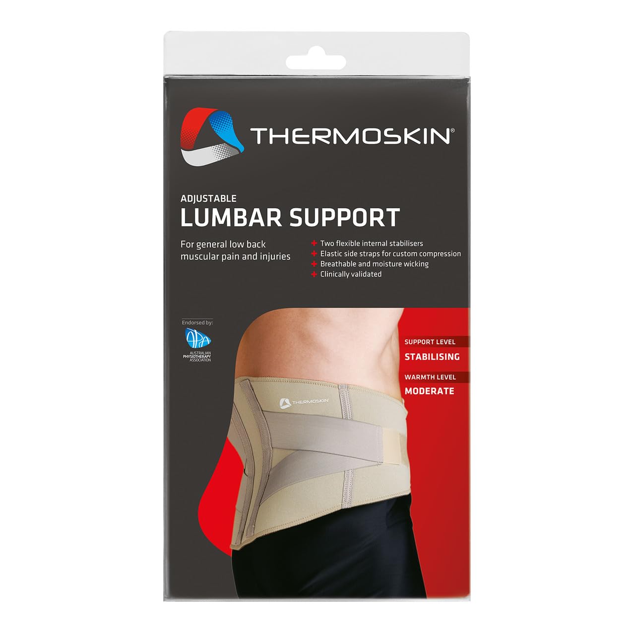 Thermoskin Thermal Adjustable Lumbar Support - Small