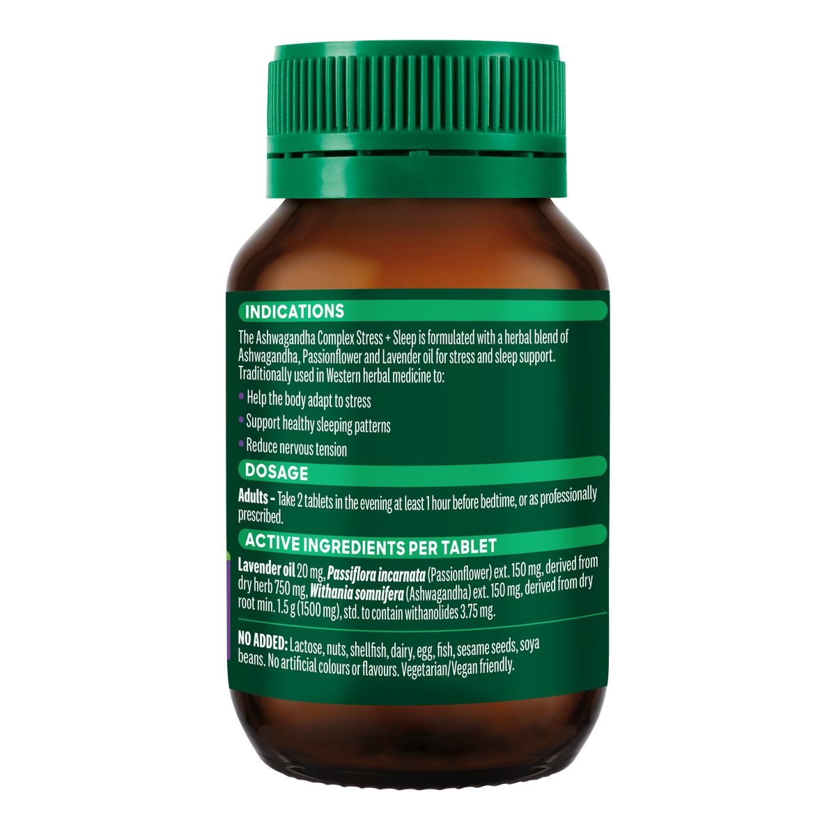 Thompsons Ashwagandha Complex Stress + Sleep - 60 Tablets