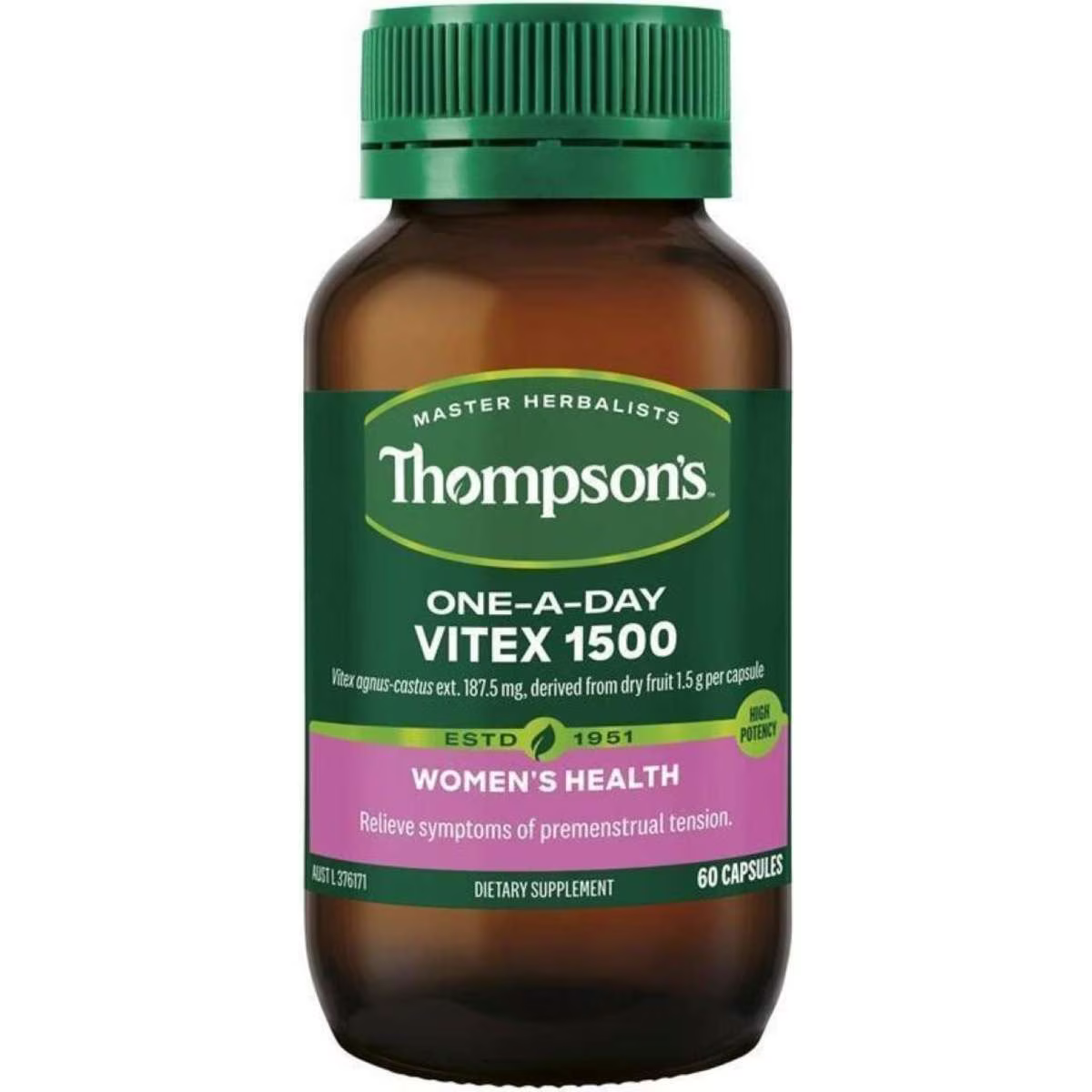 Thompsons One-a-day Vitex 1500mg 60 Capsules
