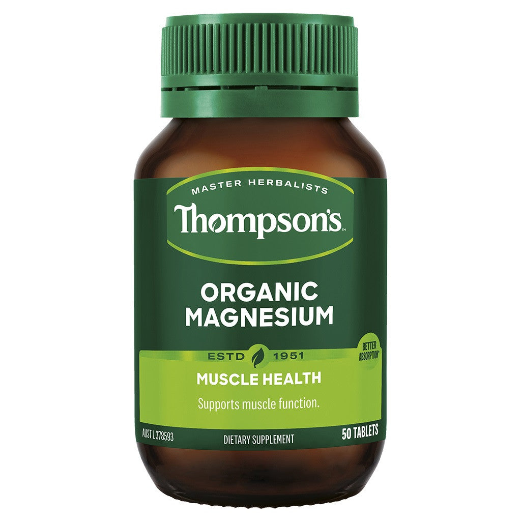 Thompsons Organic Magnesium 50 Tablets