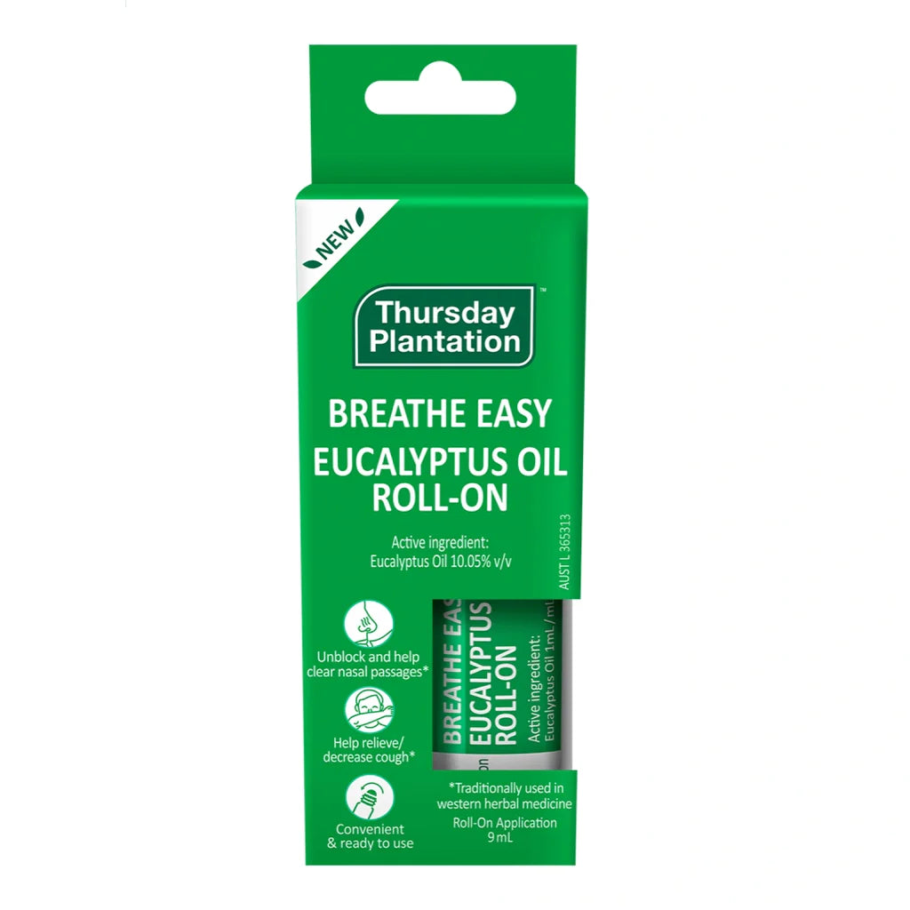 Thursday Plantation Breathe Easy Eucalyptus Oil Roll-on 9mL