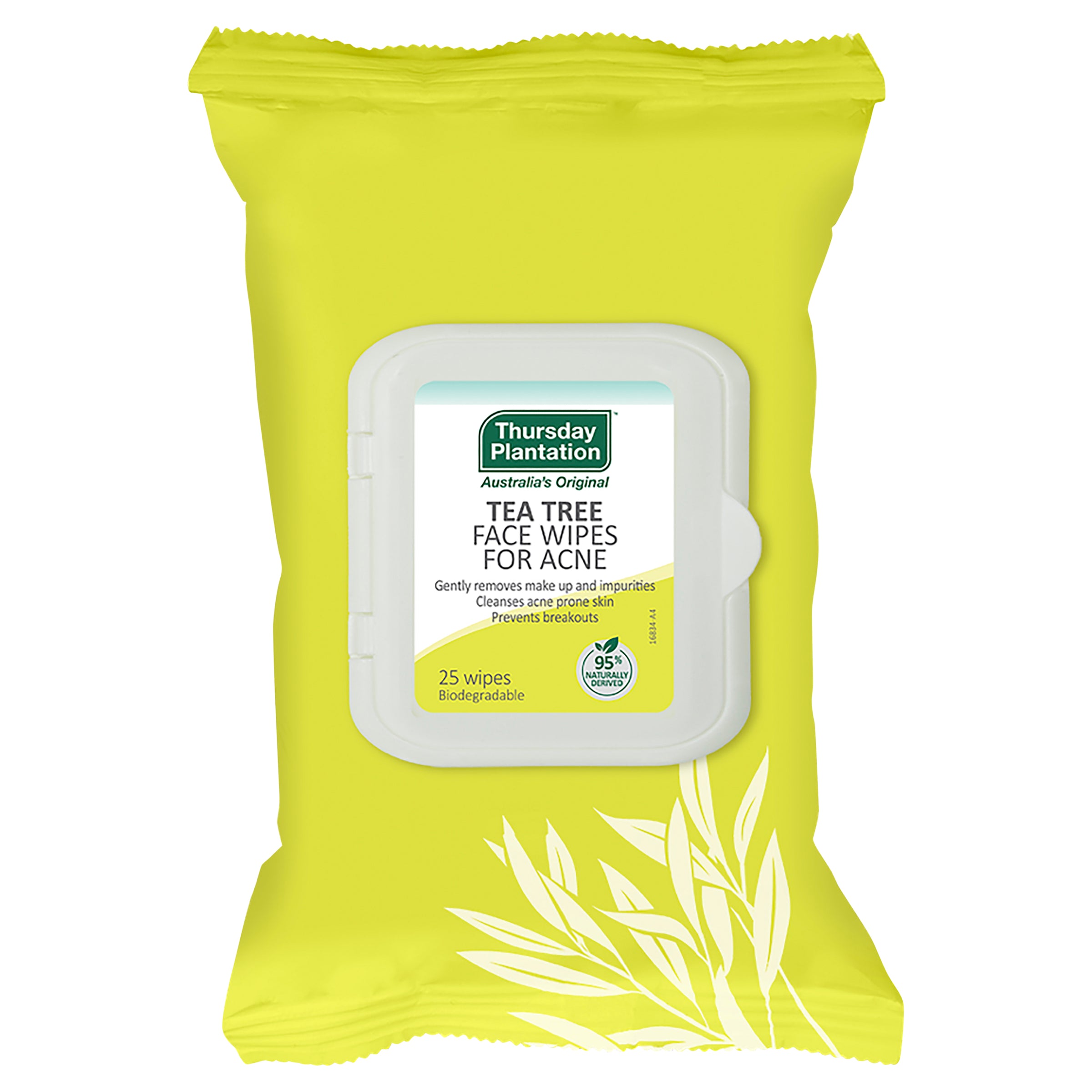 Thursday Plantation Tea Tree Face Wipes for Acne 25 Wipes