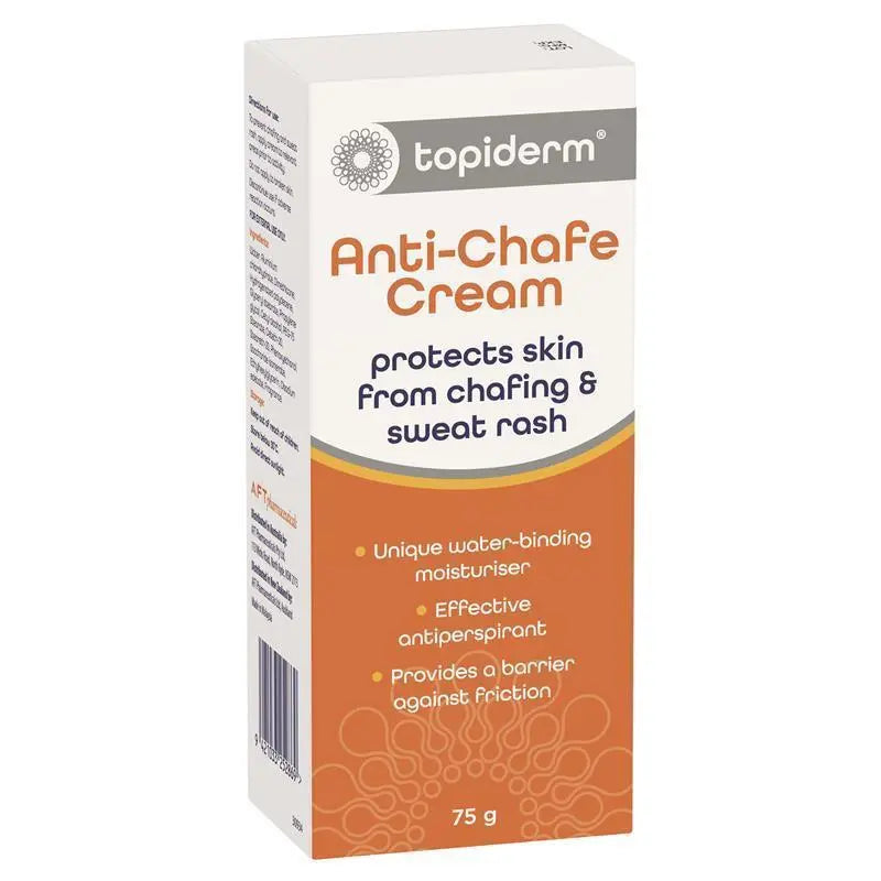Topiderm Anti Chafe Cream - 75g (Clearance Stock, Short-dated)