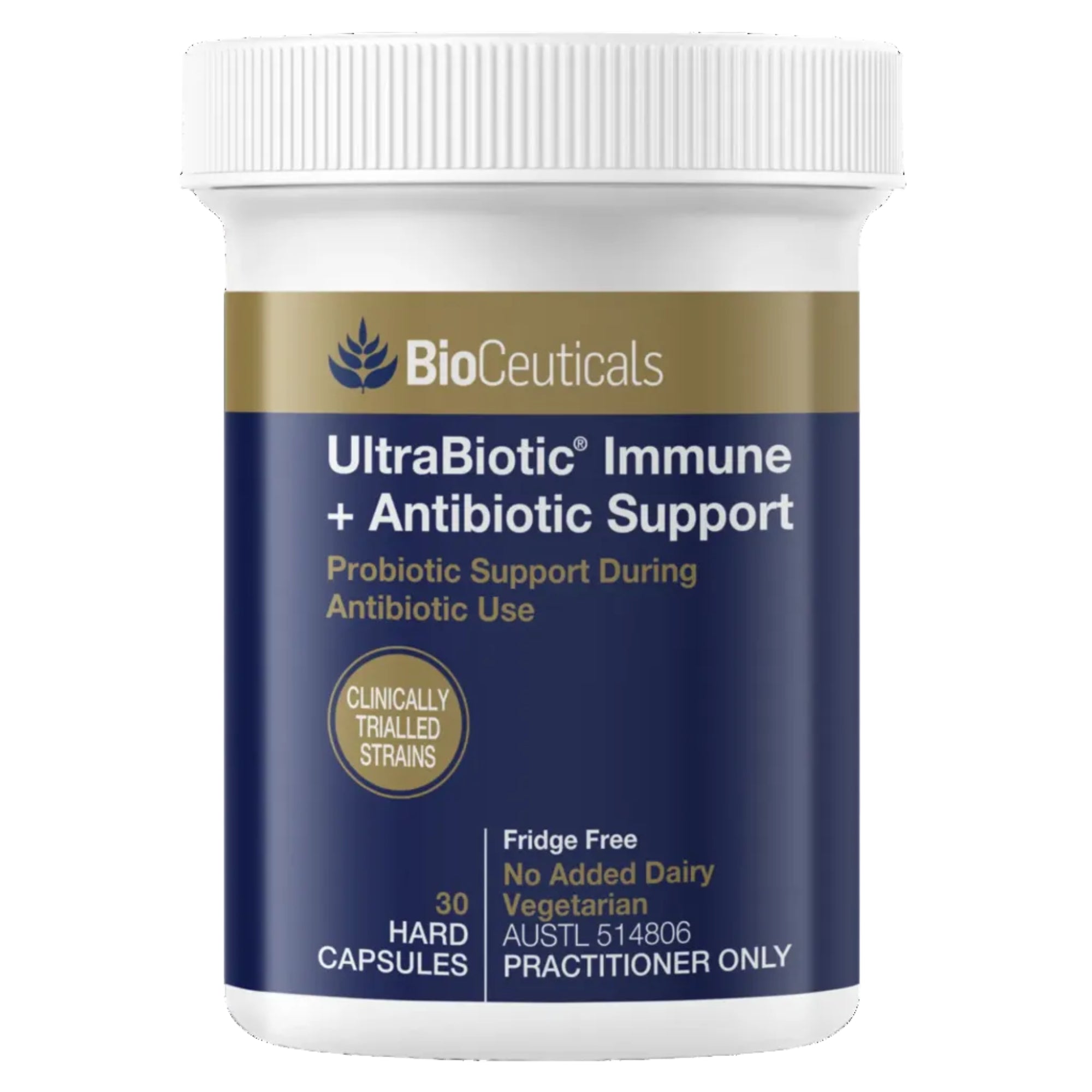 BioCeuticals UltraBiotic® Immune + Antibiotic Support - 30 Hard Capsules