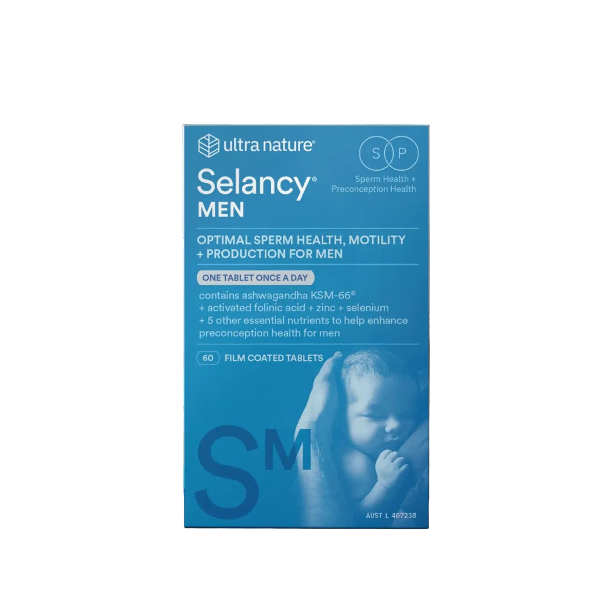 Ultra Nature Selancy Men - 60 Film Coated Tablets