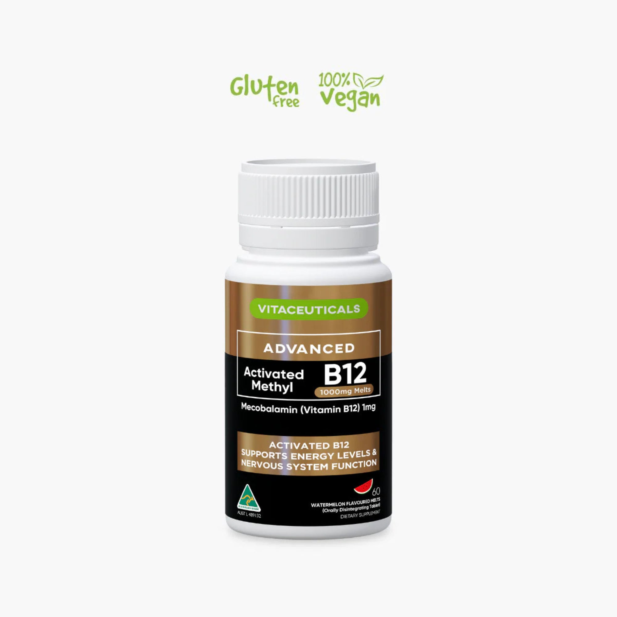 Vitaceuticals Advanced Activated Methyl B12 - 60 Capsules