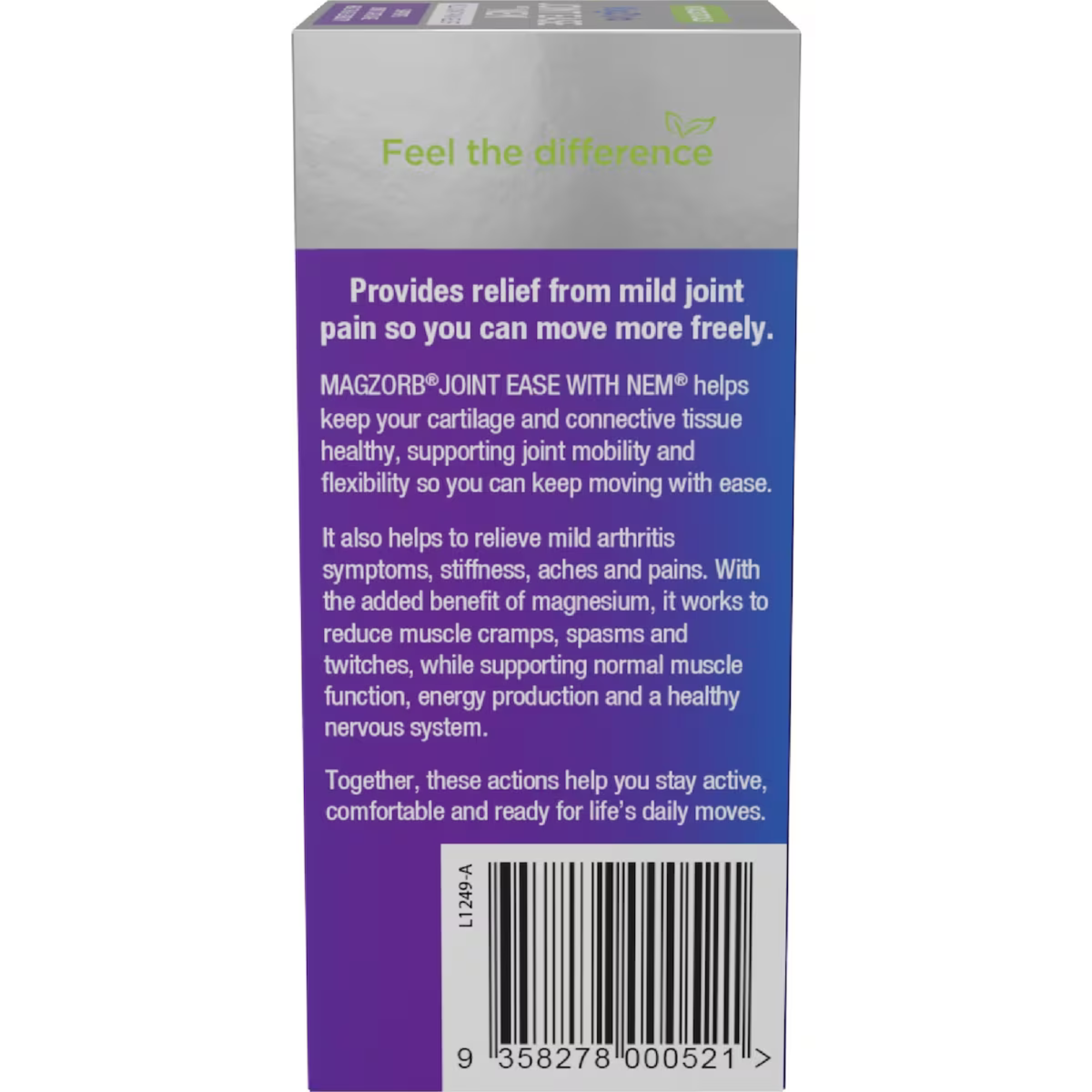 Vitaceuticals MagZorb Joint Ease With Nem - 60 Hard Vegan Capsules