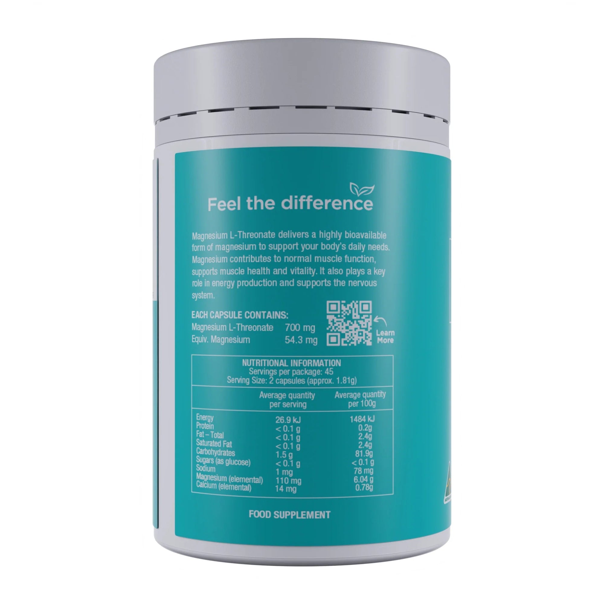 Vitaceuticals Magnesium L-threonate - 90 Capsules