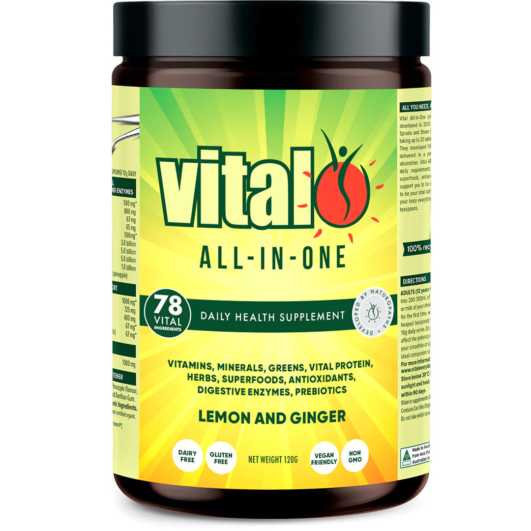 Vital All-In-One Lemon and Ginger 120g