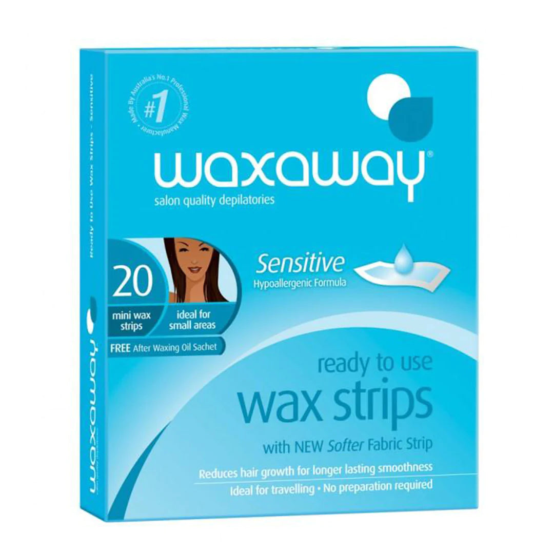 Waxaway Facial Strips - 20 Strips