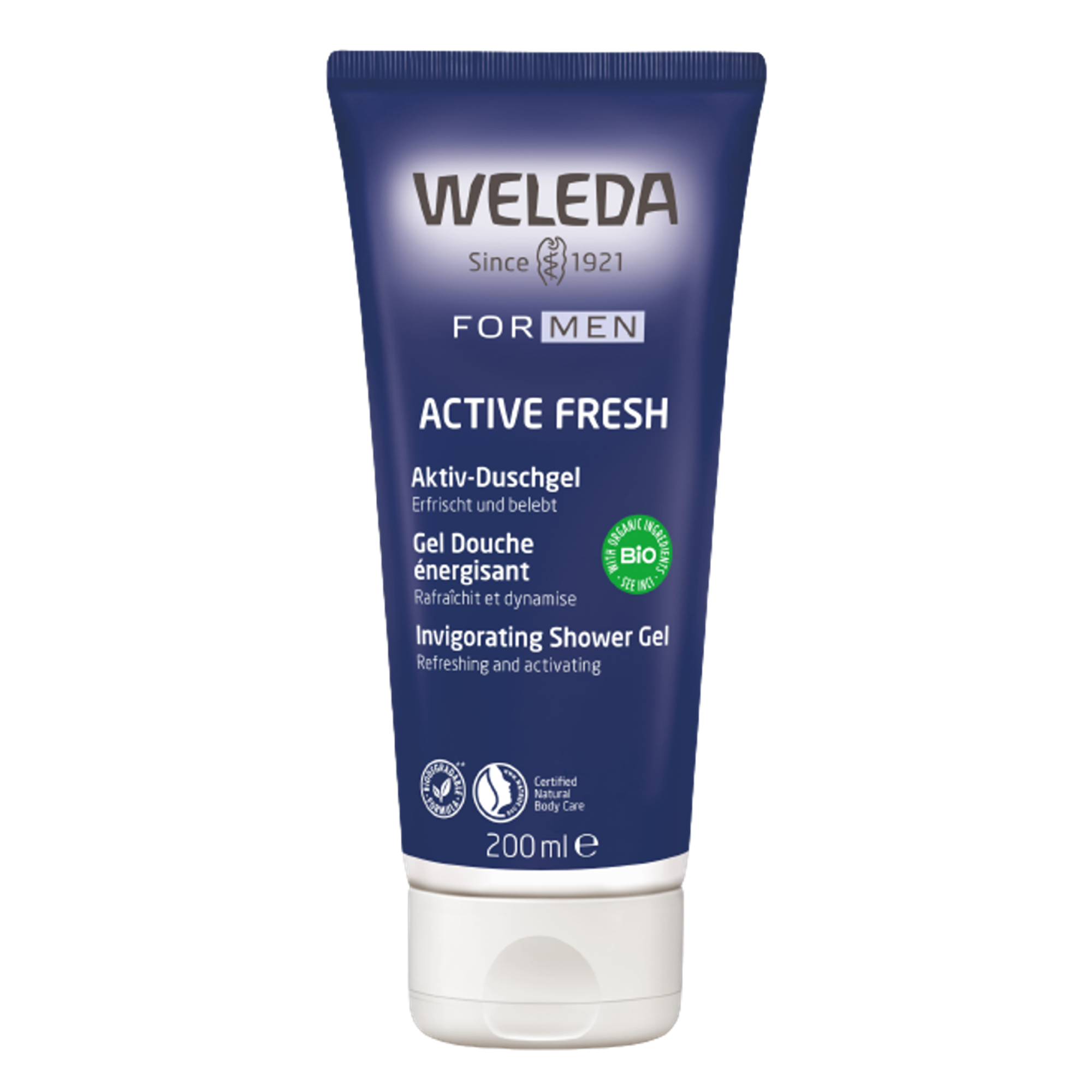 Weleda Men Active Fresh Invigorating Shower Gel, 200ml