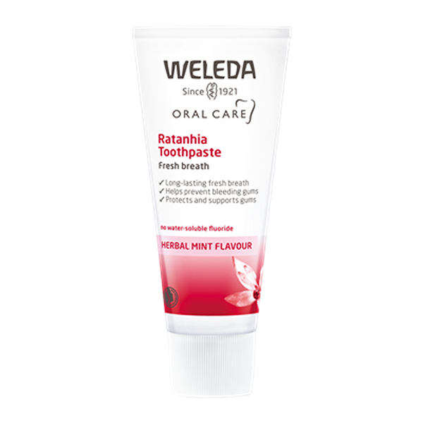 Weleda ratanhia deals toothpaste 75ml