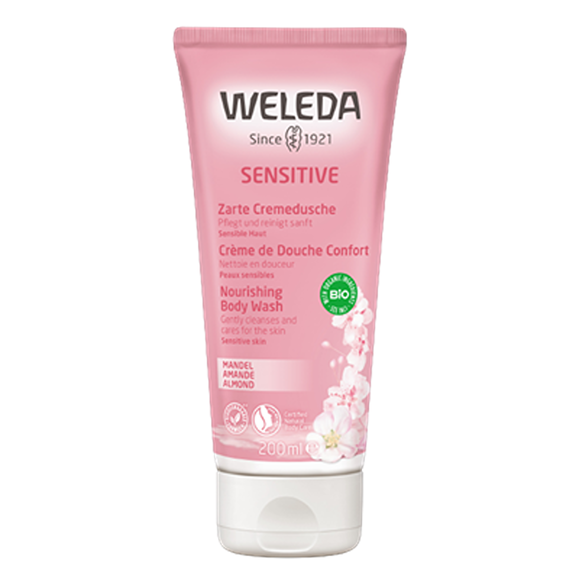 Weleda Sensitive Skin Body Wash – Almond 200ml