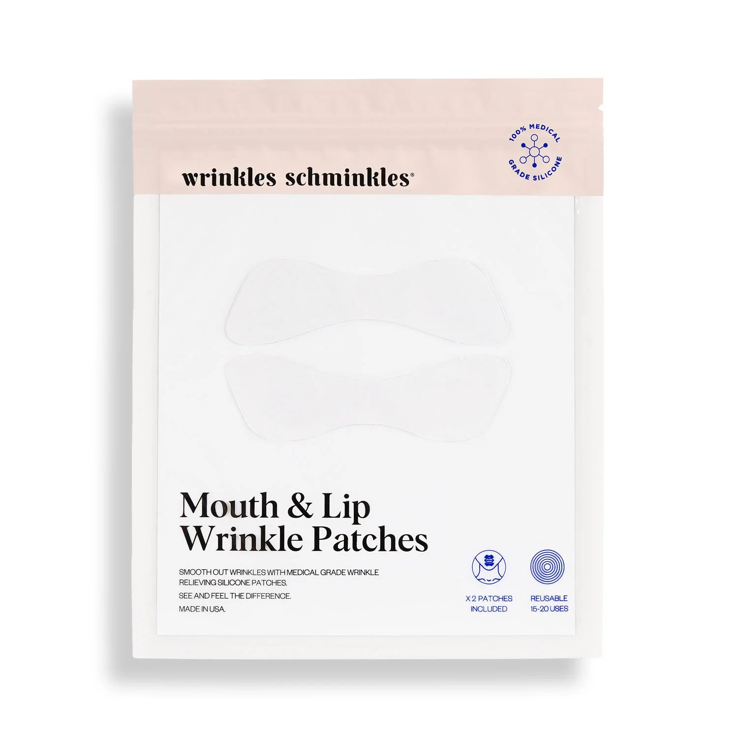 Wrinkles Schminkle Mouth & Lip Wrinkle Patch - Set Of 2 Patches