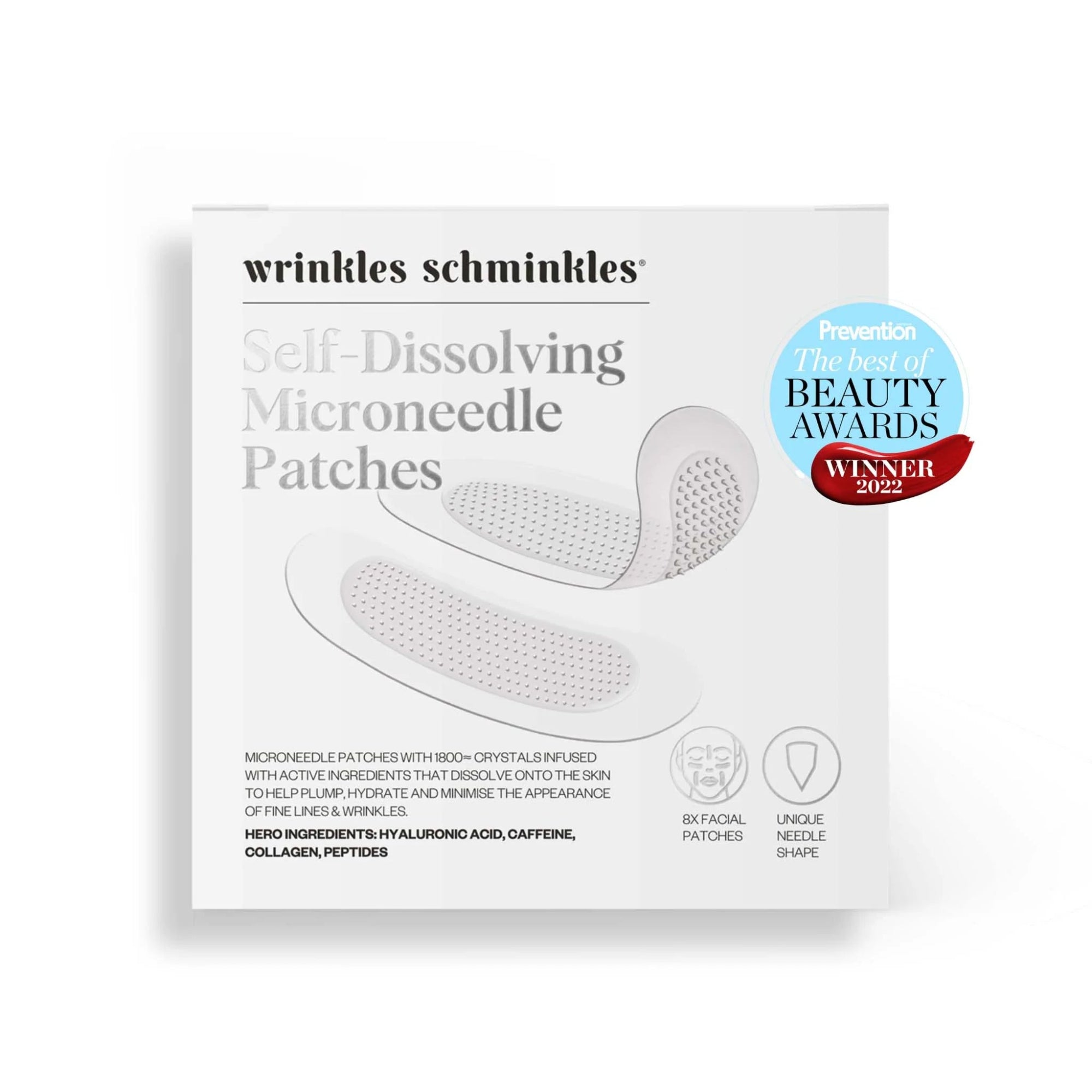 Wrinkles Schminkle Self-Dissolving Microneedle Patches - 4 Pairs ...