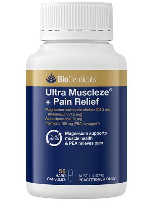 BioCeuticals Ultra Muscleze Pain Relief 56 Hard Capsules