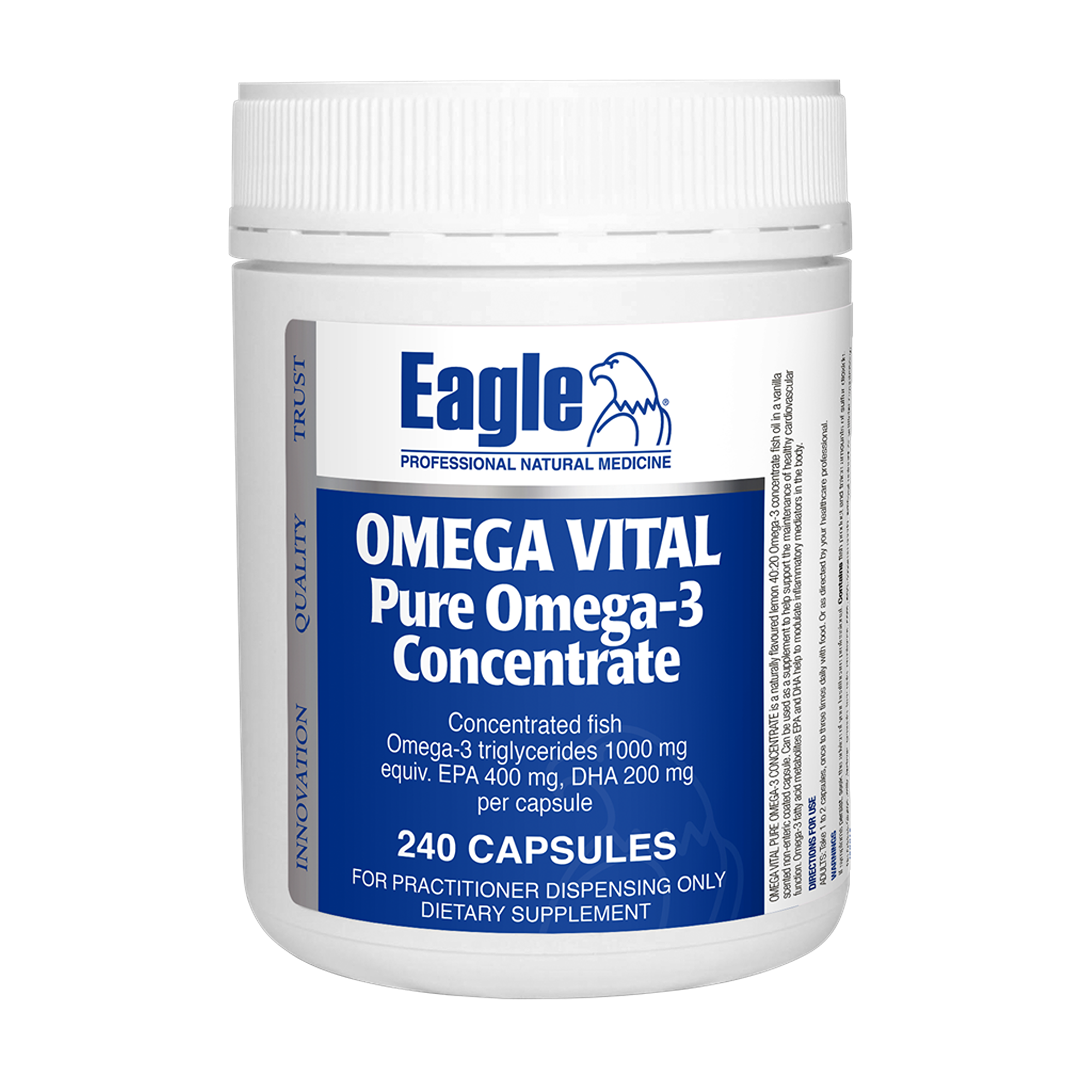 Eagle Omega Vital Pure Omega 3 Concentrate Capsules 240s