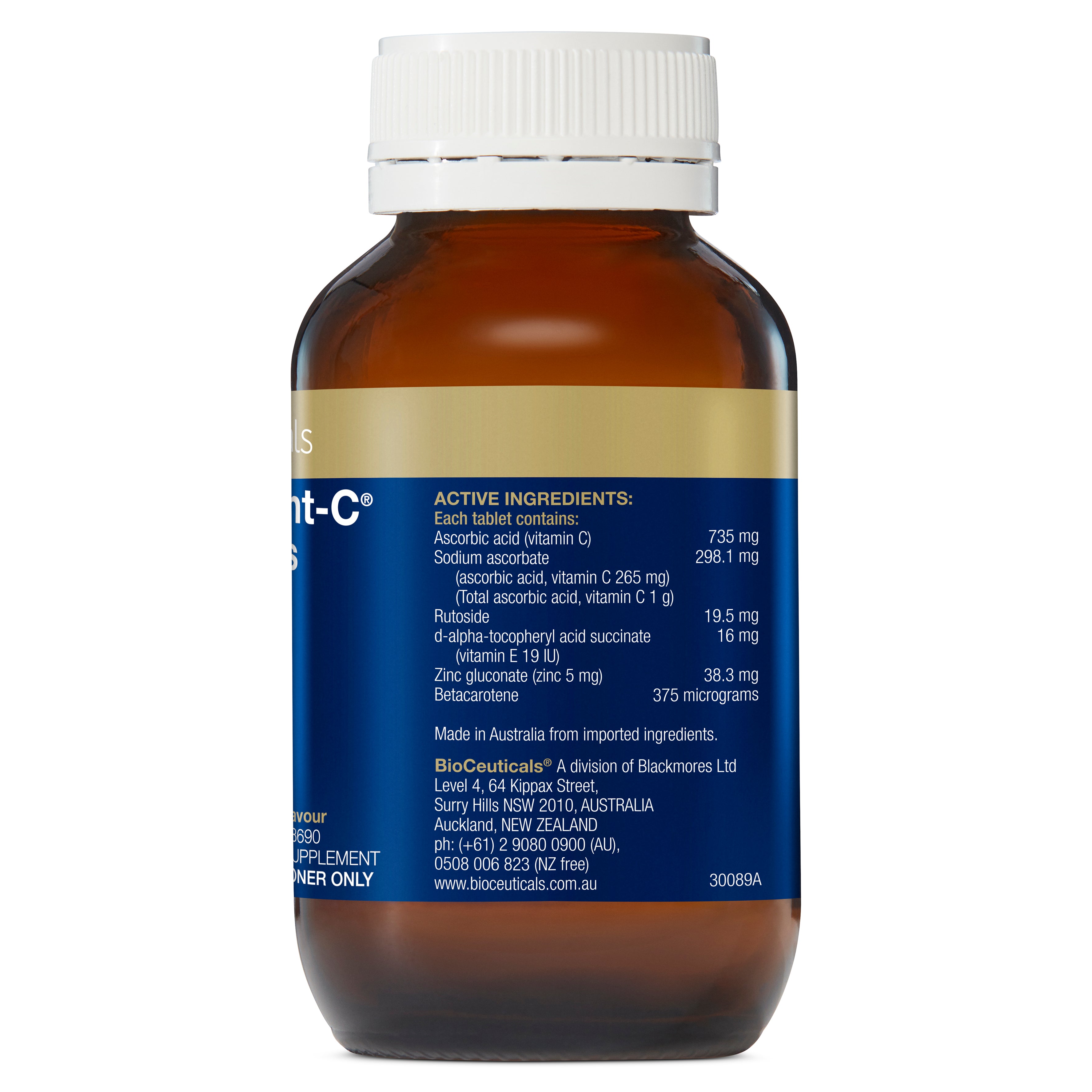 BioCeuticals Ultra Potent C Chewable Tablets 60s