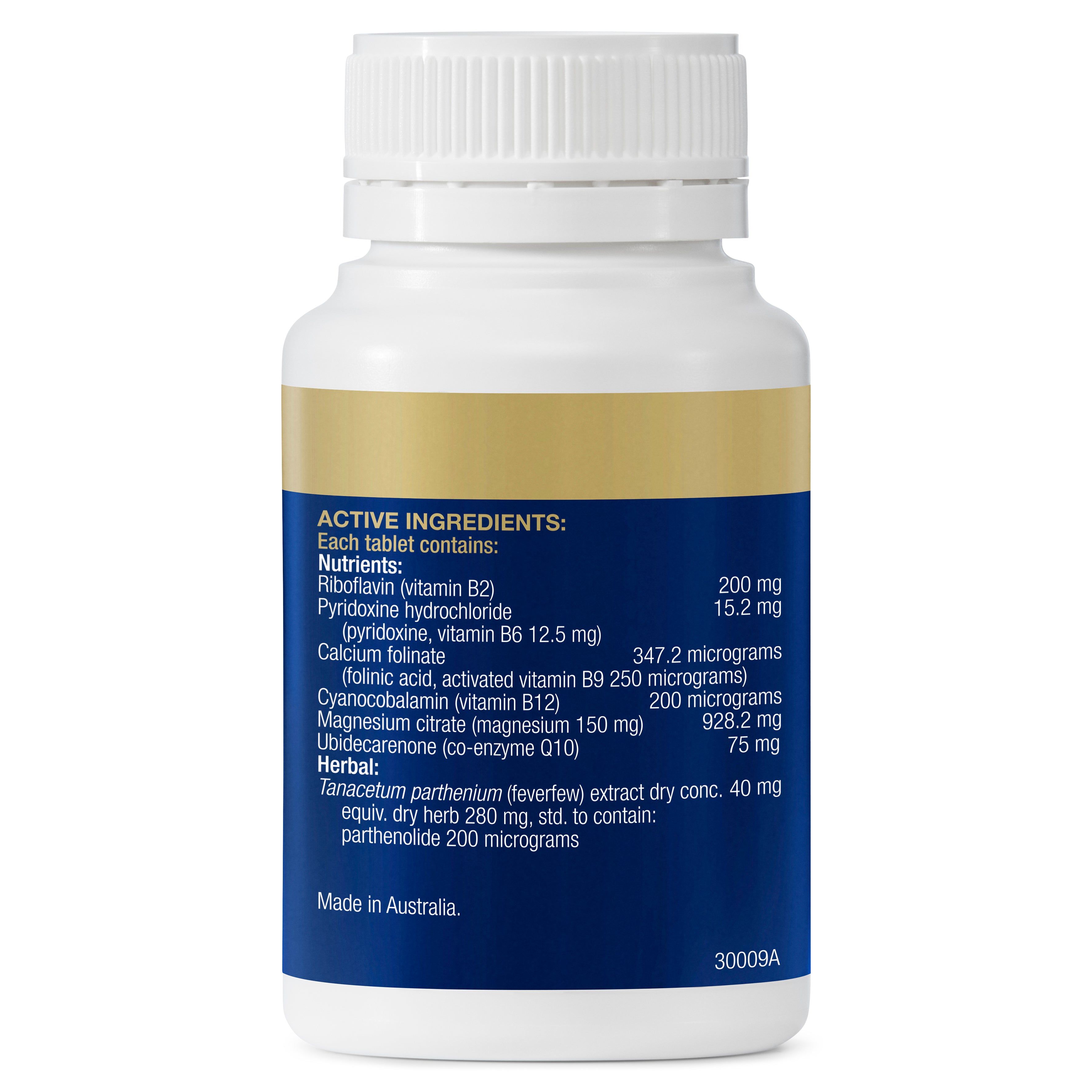 BioCeuticals Migraine Care Tablets 60s