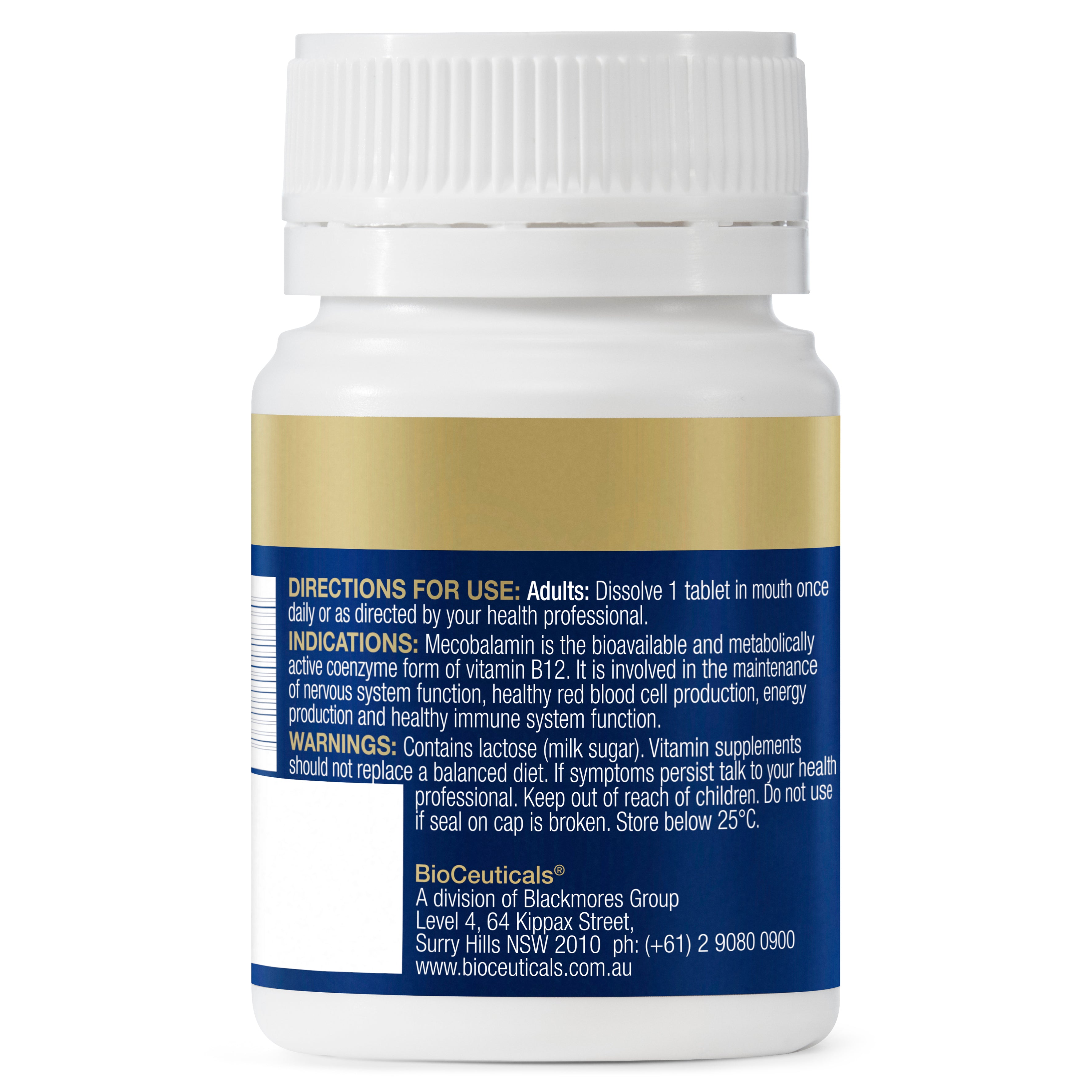 BioCeuticals Methyl B12 Chewable Tablets 60s