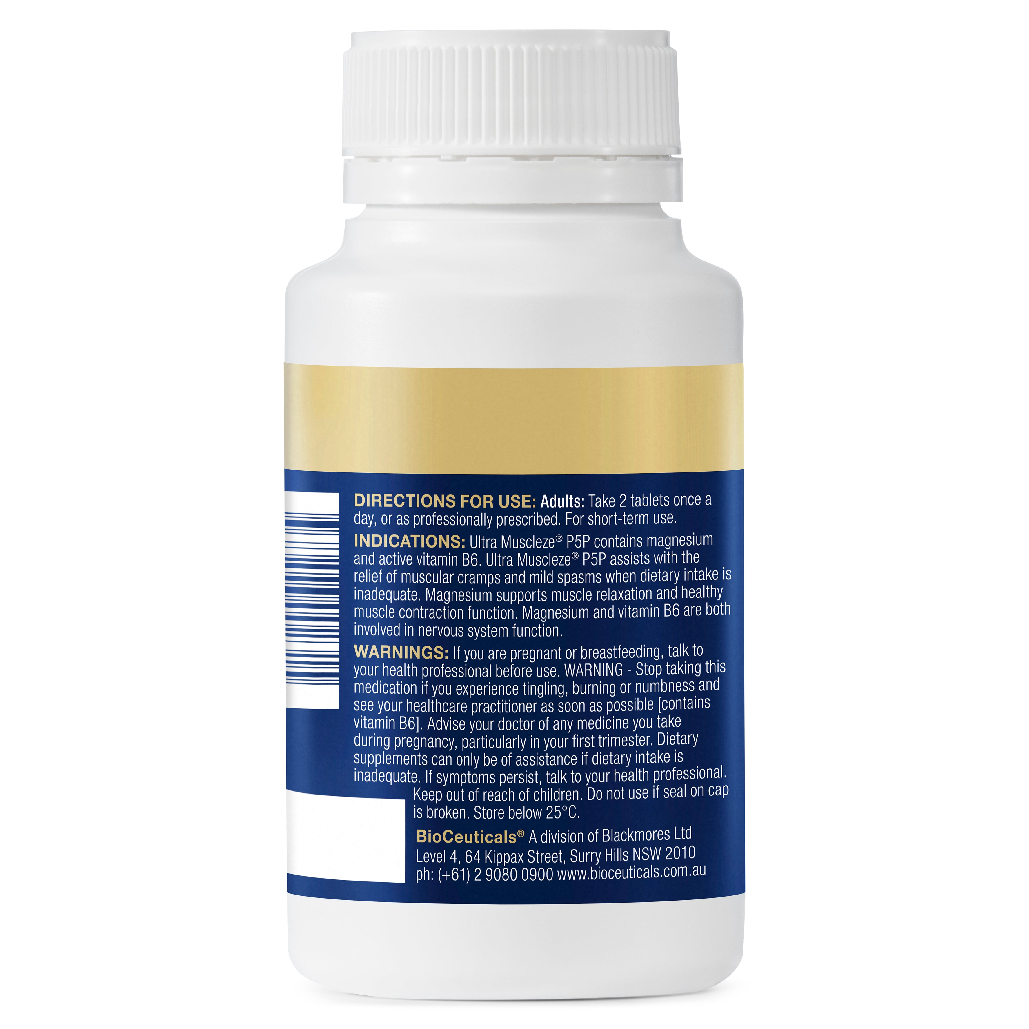 BioCeuticals Ultra Muscleze P5P Tablets 120s